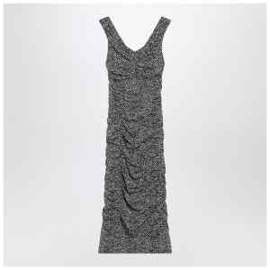 Dolce&Gabbana Diagonal print dress in silk blend