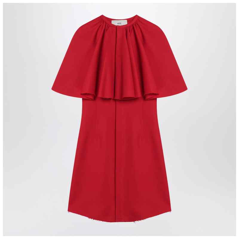 Ami Paris Mini red wool dress, theFeinheit