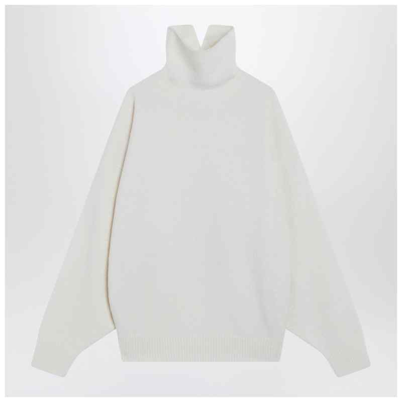 Fear of God White turtleneck sweater in wool, theFeinheit
