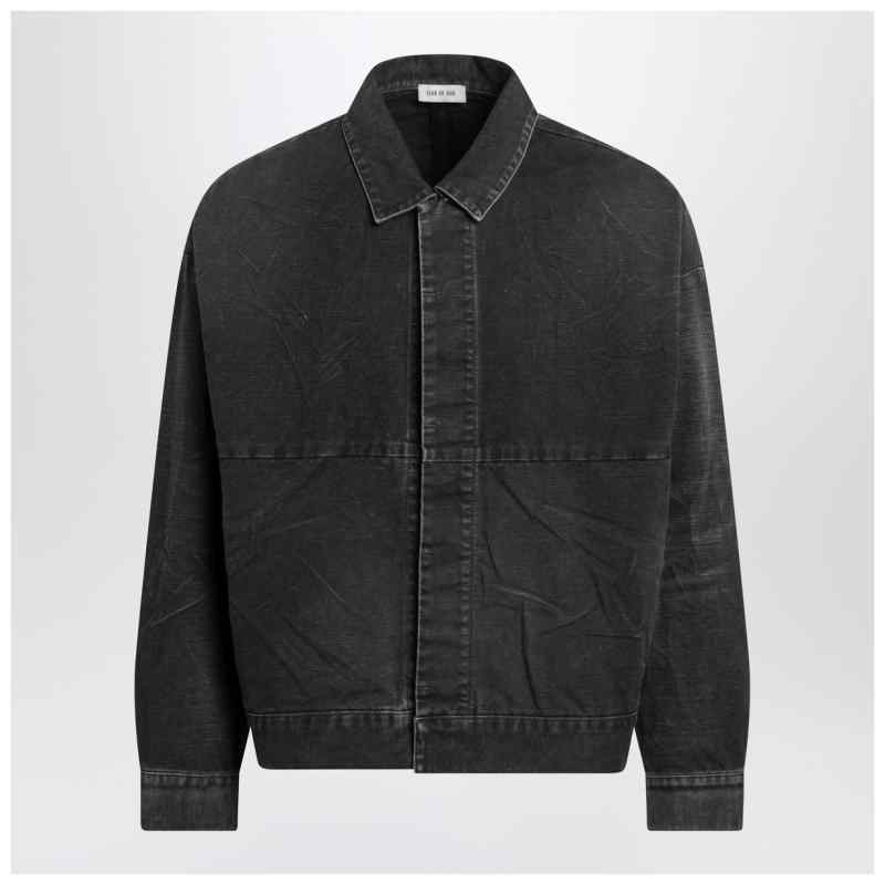 Fear of God Black faded canvas jacket Fear of God Black faded canvas jacket, theFeinheit