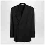 Fear of God Black double-breasted jacket in virgin wool