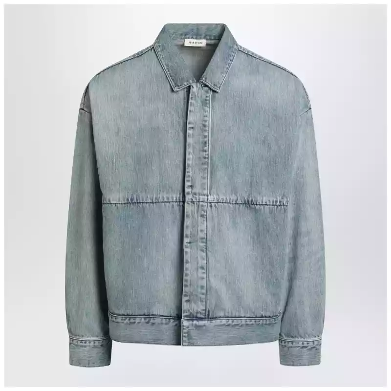Fear of God Light blue denim Trucker jacket