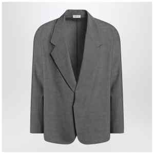 Fear of God Gray single-breasted jacket in cotton and wool