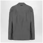 Fear of God Gray single-breasted jacket in cotton and wool
