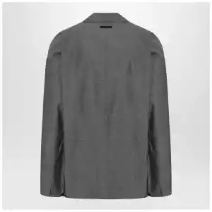 Fear of God Gray single-breasted jacket in cotton and wool