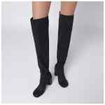 LEMAIRE High Anatomic Boots in Onyx