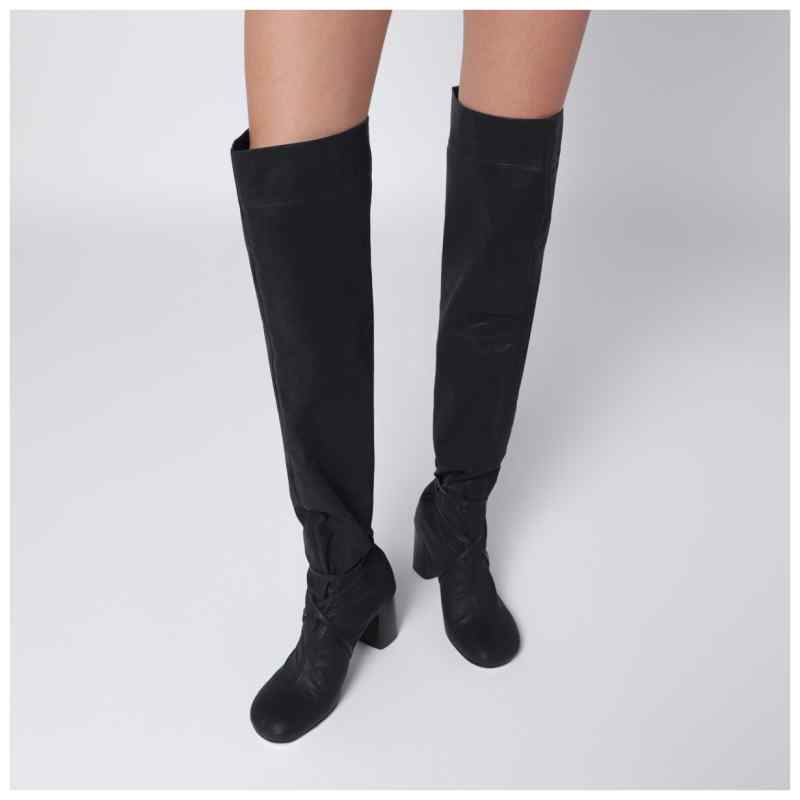 LEMAIRE High Anatomic Boots in Onyx, theFeinheit