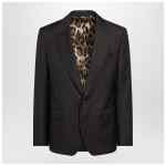 Dolce&Gabbana Brown single-breasted wool jacket