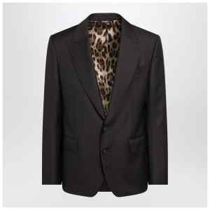 Dolce&Gabbana Brown single-breasted wool jacket
