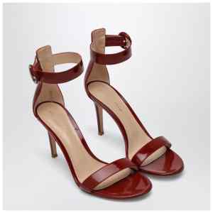 Gianvito Rossi Bordeaux Sandal Portofino 85