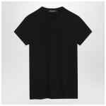 Dolce&Gabbana Black t-shirt with logo embroidery