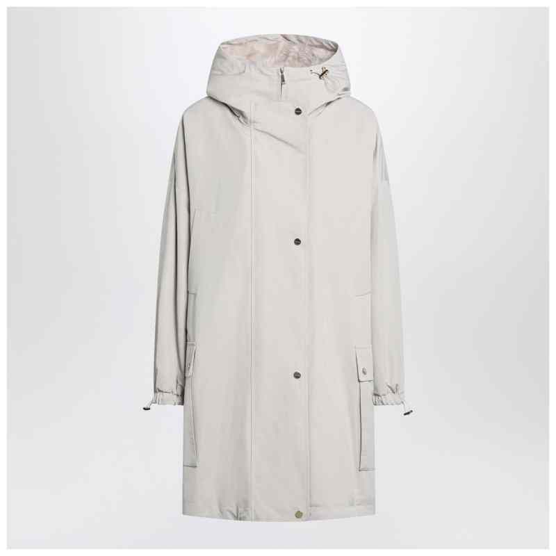 Max Mara Studio Light beige cotton blend parka, theFeinheit