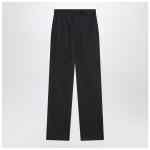 Max Mara Midnight blue trousers in cotton denim effect