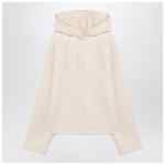 Max Mara White cotton hoodie