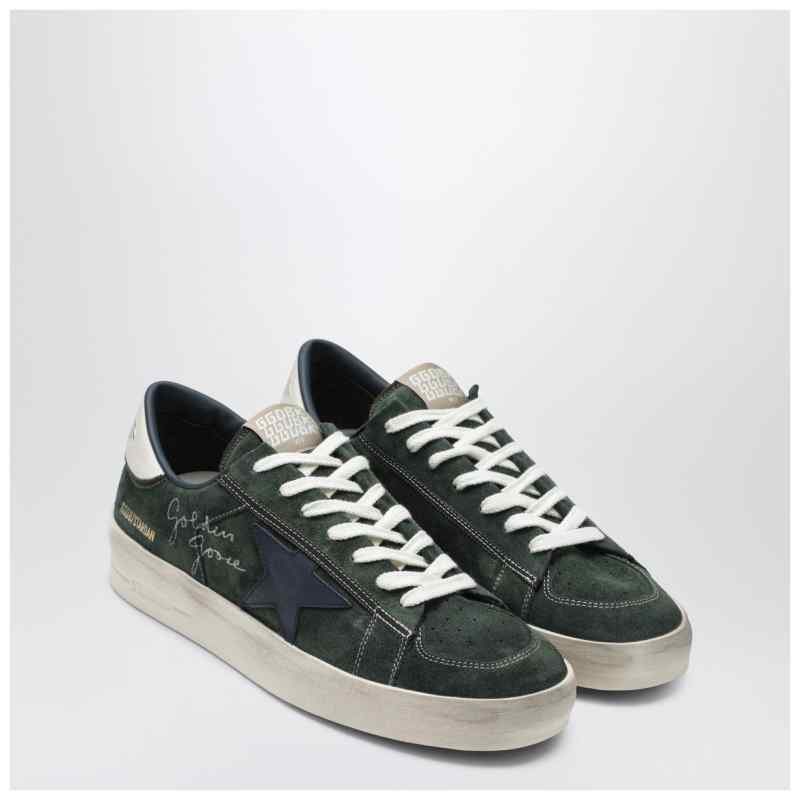Golden Goose Green and Blue Stardan Sneaker, theFeinheit