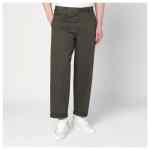 Golden Goose Dark green cotton-blend trousers