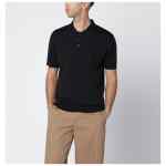 Golden Goose Black wool polo shirt