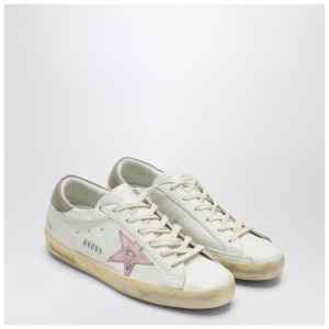 Golden Goose White/grey/pink Super-Star trainer