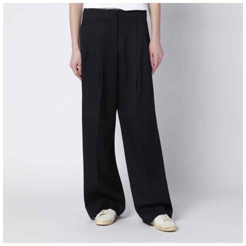 Golden Goose Wide black wool trousers, theFeinheit