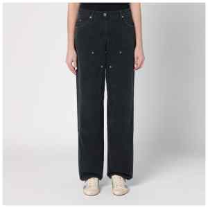 Golden Goose Wide black trousers in denim