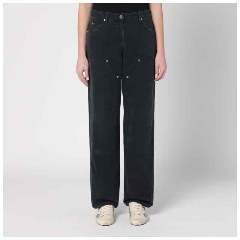Golden Goose Wide black trousers in denim, theFeinheit