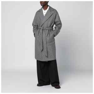 Tagliatore Houndstooth belt coat