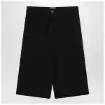 Ami Paris Bermuda wide black in cotton