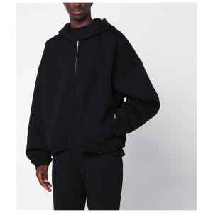 Represent Black zip-up hoodie