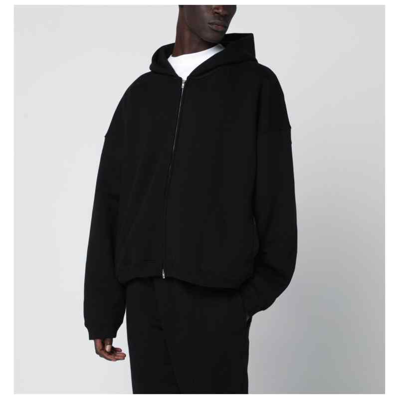 Represent Black zip-up hoodie, theFeinheit