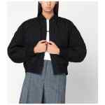 Jil Sander Quilted black bomber