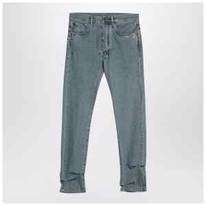 Moschino Light blue denim jeans with rivets