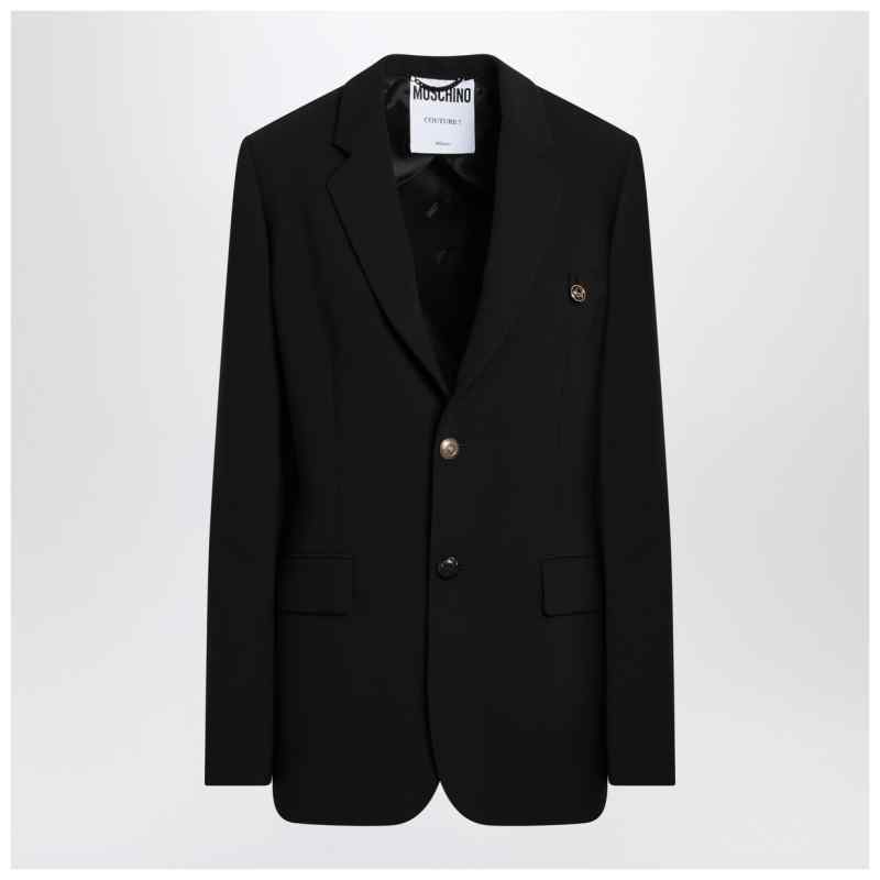 Moschino Black single-breasted jacket, theFeinheit