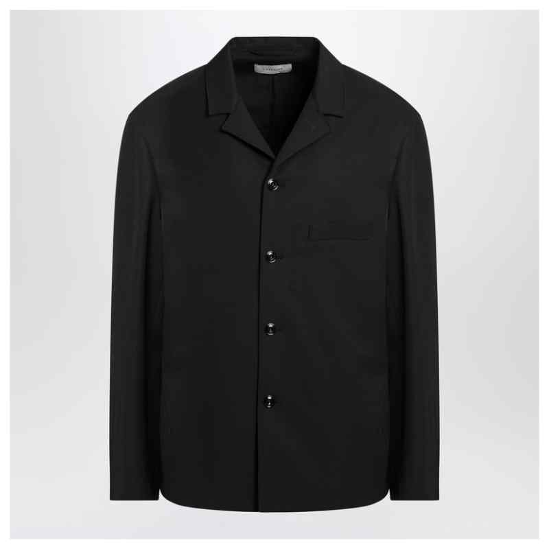 LEMAIRE Black overshirt jacket in wool blend LEMAIRE Black overshirt jacket in wool blend, theFeinheit