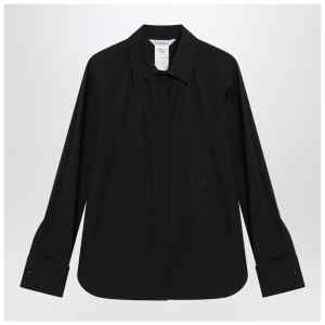 Max Mara Black cotton shirt with logo