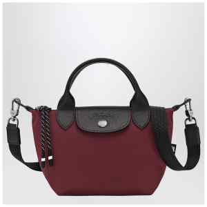 Longchamp XS Le Pliage Energy bag with handle in amaranth colour
