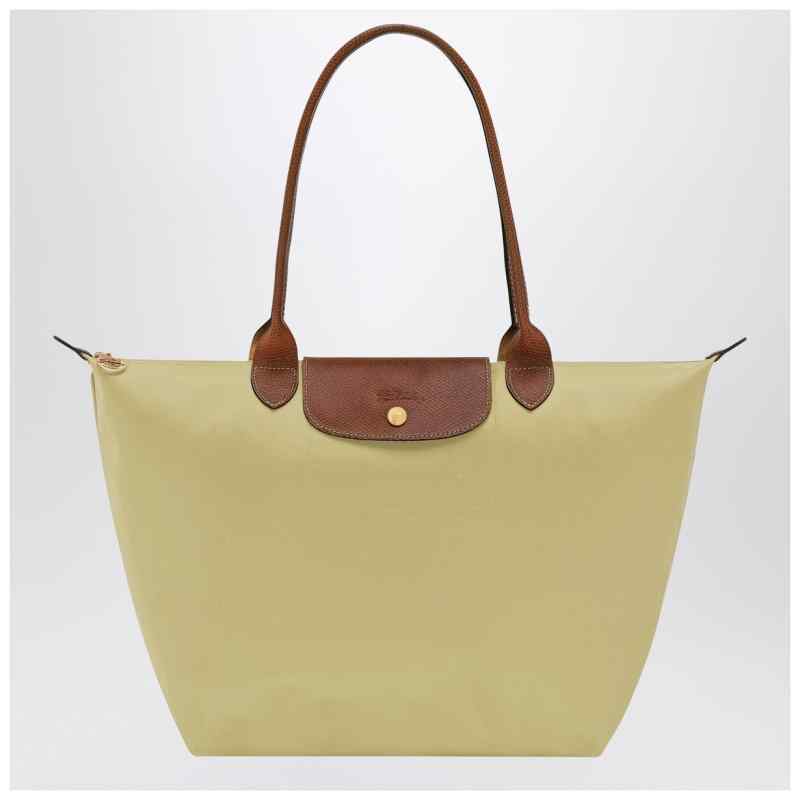 Longchamp Pistachio coloured Le Pliage Original L bag, theFeinheit