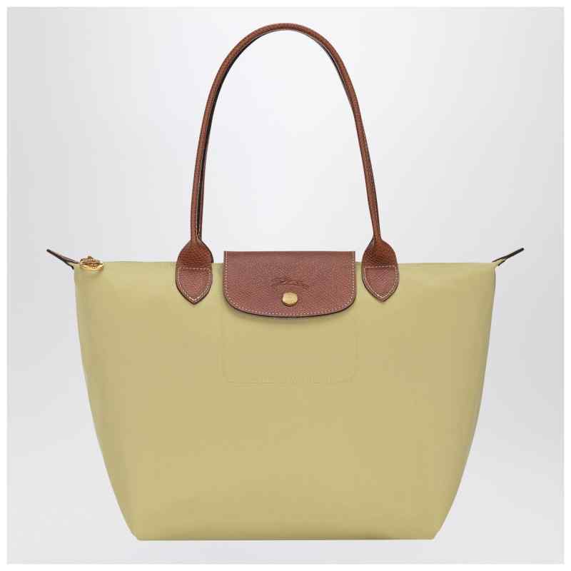 Longchamp Pistachio coloured Le Pliage Original M bag, theFeinheit