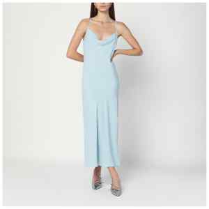 Calvin Klein Light blue slip dress in crêpe