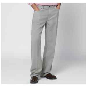 Our Legacy Light grey trousers in Japanese polyester