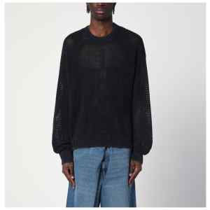 Represent Black cotton sweater