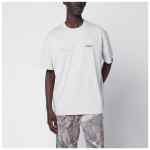Represent Cream Marl T-shirt with logo