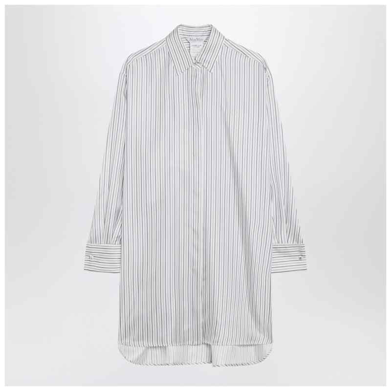 Max Mara Oversized striped silk shirt, theFeinheit