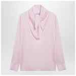 Max Mara Pink blouse in silk charmeuse