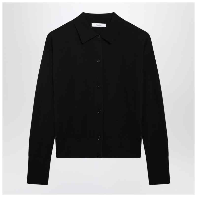 Max Mara Black wool-blend cardigan Max Mara Black wool-blend cardigan, theFeinheit