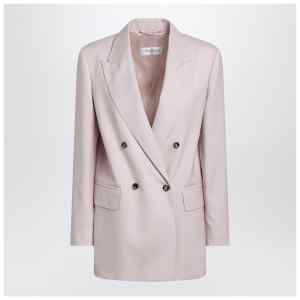 Max Mara Dusty beige double-breasted wool-blend jacket