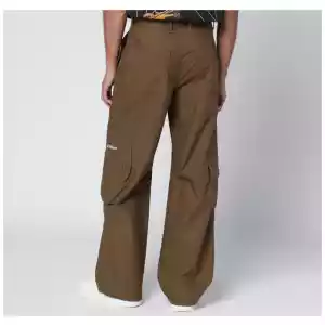 Off White Off-White™ Brown cargo trousers with logo