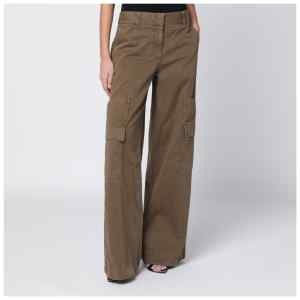 Off-White™ Brown cotton cargo trousers