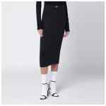 Off-White™ Black pencil skirt with OFF logo