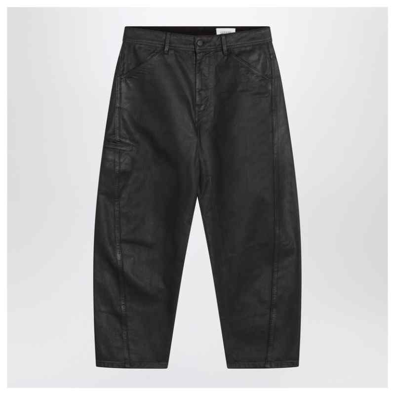 LEMAIRE Shiny brown denim pants, theFeinheit