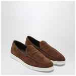 Church''s Brown suede Peebles loafers